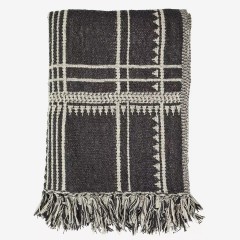BLANKET WOVEN WITH FRINGES GN 175 - BLANKETS, TOWELS